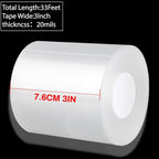 Transparent Window Weather Sealing Tape 3 Inch x 33 FT Weather Stripping - Image 2
