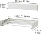 Clothes Drying Rack, Laundry Hanger Dryer Rack, Wall Mounted Drying Rack - Image 3