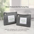 Moso Natural Air Purifying Bag 600g, Premium Bamboo Charcoal Odor Absorber - Image 3