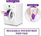 16.5 inch Mop Pads Refills, 3 Pack Microfiber Reusable Replacement Mop Pads - Image 6