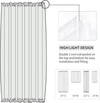 DWCN French Door Curtains – Rod Pocket Thermal Curtain - Image 3