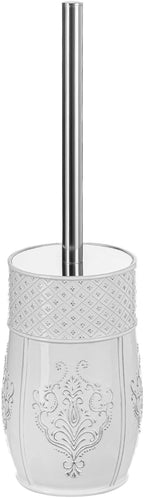 Creative Scents White Toilet Brush and Holder - Image 4
