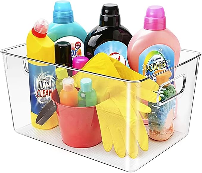 Clear Plastic Storage Bins - Image 7