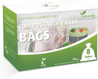 100% Compostable Trash Bags, 8 Gallon, 30 Liter, 0.85 Mils - Image 4