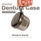 Upgraded Large Denture Bath Box Cup No-Leak Denture case Retainer Cleaning Box - Image 2