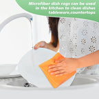 SINLAND Microfiber Dish Cloth for Washing Dishes Rags Best Kitchen Washcloth - Image 5