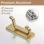 pickpiff Wall Hooks for Coat and Towel: 13LB Adhesive Door Hanger Stick on - Image 6