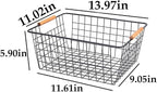 LeleCAT Large black wire baskets - Image 2
