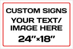 Personalized signs, Aluminum Weatherproof Metal Sign, Optional reflective by Repaly