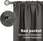 BGment Rod Pocket Blackout Curtains - Image 4