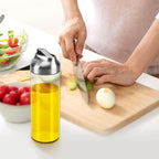 Aelga Olive Oil Dispenser - 14 OZ Glass Oil and Vinegar Dispenser Bottles Set - Image 6