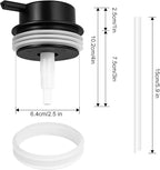 Liquid Soap Dispenser Pump 2pcsHead Replacement Spare Plastic Pump Bathroom - Image 3