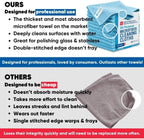 12" x 12" MW Pro Multi-Surface Microfiber Cleaning Cloths | Blue - Image 8