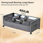 Under Bed Storage with Wheels, Under The Bed Storage Drawers On Wheels - Image 7