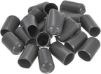 uxcell 20pcs Rubber End Caps 12mm ID Vinyl PVC Round Tube Bolt Cap Cover Screw - Image 4