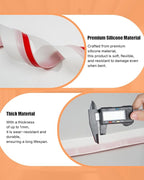 Orghtin T-Shaped Silicone Seal Strip, 10Ft Door Draft Stopper - Image 5