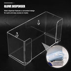Acrylic Wall Mount Glove Dispenser and Mask Holder Storage Box - Image 4