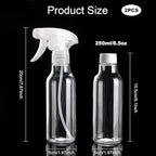 Cosywell Plastic Spray Bottles 8.8oz/260ml 2 Pack Empty Spray Bottle - Image 2