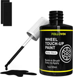 FOLLOWIN Matte Black Rim Touch Up Paint by FOLLOWIN