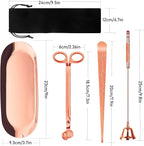 5 in 1 Candle Accessory Set, Candle Wick Trimmer Cutter, Candle Snuffer & - Image 7