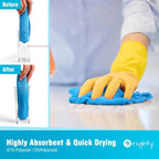 Orighty Cleaning Cloths, Shop Towels 100 Pack, Shop Rags Reusable, Microfiber - Image 3