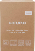 Wevac 6” x 10” 200 Count Food Vacuum Sealer Bags Keeper, PreCut Pint, BPA Free - Image 2