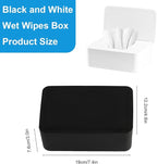 2Pcs Diaper Wipes Dispenser, Refillable Wipe Container, Wipe Container - Image 2