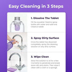 Cleaning Spray with Concentrated Cleaning Tablets, Cleaner - Image 7