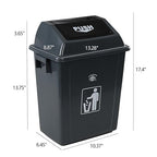 4-Pack 8 Gallon Kitchen Trash Can - Image 2