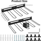 Garage Wall-Mounted Rack, Tool Storage Rack, Garden Tool Rack, Hanging Storage - Image 3