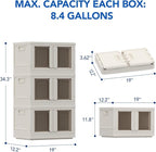 FLEXIMOUNTS 110 QT Stackable Storage Bins - Image 9