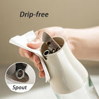 2 Pack Oil Dispenser for Kitchen, Auto Flip Non-Drip Design, Leak Proof - Image 2