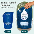 Puracy Body Wash Refill, Natural Body Wash, 98.6% Pure Plant Ingredients - Image 3