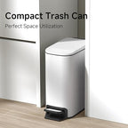 TIPGO Slim Bathroom Trash Can - Image 3