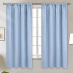 BGment Baby Blue Blackout Curtains 63 Inch Length by BGment