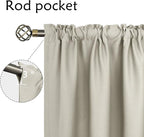 BGment Short Curtains 40 Inches Length - Image 3