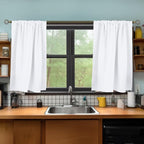 BGment Short White Curtains 36 Inches Length - Image 6