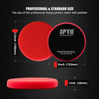 Red Finish Polishing Pads, Buffing Pads, SPTA 1Pcs 5.5 Inch Face - Image 2