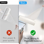 Extra Sticky Large Lint Roller Refills, 6.3'' Giant Lint Roller Refills - Image 5