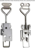Adjustable Latch Buckle Cabinet Boxes Lever Handle Toggle Catch Latch Lock - Image 4