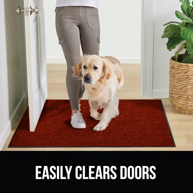 GORILLA GRIP Traffic Guard Door Mat, Heavy Duty Welcome Mats, Commercial Office - Image 5