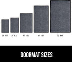 GORILLA GRIP Traffic Guard Door Mat, Heavy Duty Welcome Mats, Commercial Office - Image 6