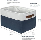 OrganiHaus Large Fabric Storage Baskets - Image 2
