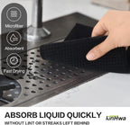 KinHwa Microfiber 6 Pack Dish Cloths Thick Waffle Weave Kitchen Dish Drying - Image 5