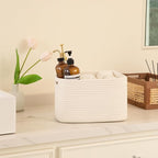 OIAHOMY 4 Pack Storage Baskets for Organizing, Cube Storage Bins for Shelves - Image 5