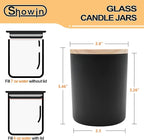 Thick Candle Jars for Making Candles 12 Pcs, 7 OZ Empty Jars - Image 2
