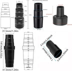 Universal Vacuum Hose Adapter Kit Reducer Attachment Set, Shop Vac Vacuum Hose - Image 2
