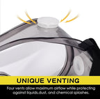 Yunsailing Protective Safety Goggles Lab Over Glasses Clear Anti Fog Eye - Image 6