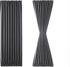 DWCN French Door Curtains – Rod Pocket Thermal Blackout Curtain - Image 7