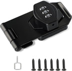 Password Rotary Hasp Locks, Digit Combination Lock Door Security Slide Latch by Mooche